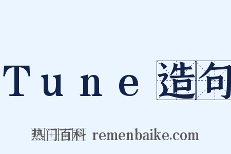 Tune造句是什么意思的图片